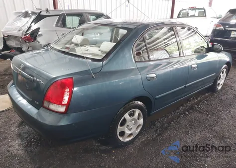 2003 Hyundai Elantra Gls/Gt из США, поврежденный, VIN KMHDN45D33U614572